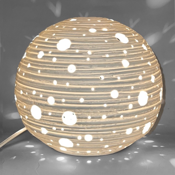 Fabas Luce Corvara Other - White Ceramic Planet Light